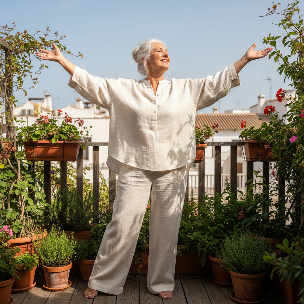 6. @naturalwellness — pelo blanco, balcón