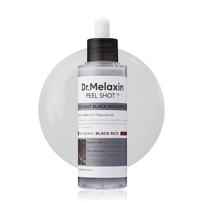 Dr.Melaxin Peel Shot Glow Black Rice 80ml. Exfoliante Suave para  Cuerpo y rostro. Elimina pieles muertas, es para todo tipo de pieles.