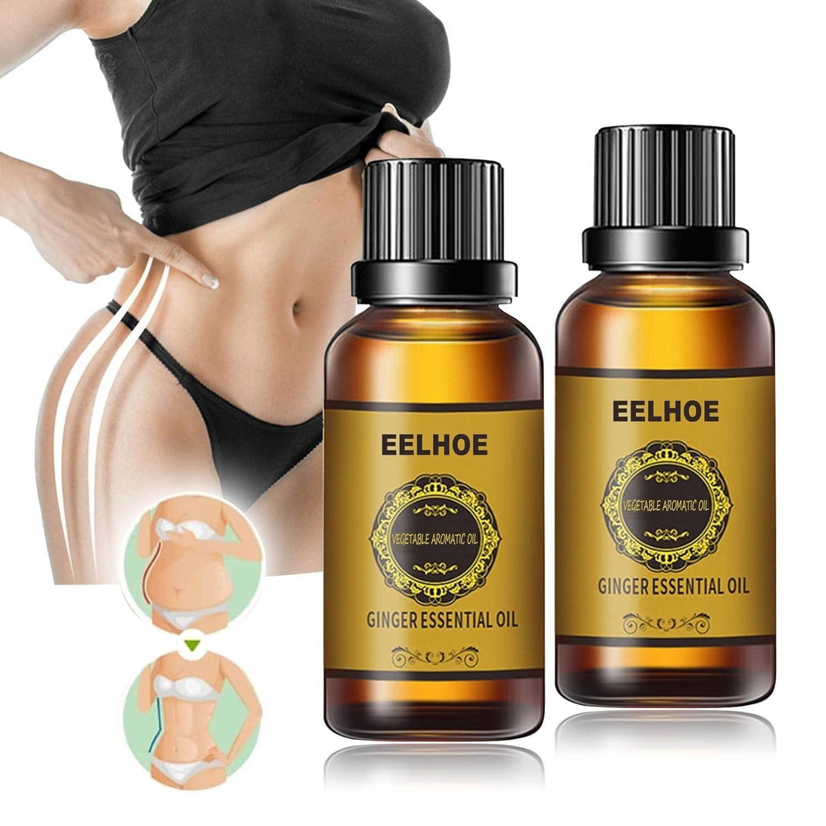 Aceite esencial de jengibre diseñado para el bienestar y el cuidado corporal. Su fórmula de jengibre ofrece una sensación de calor reconfortante y es ideal para masajes, aromaterapia y rutinas de relajación-LITTLE SUN