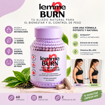 Suplemento de apoyo al metabolismo y al control de peso-LEMME BURN