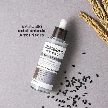 Dr.Melaxin Peel Shot Glow Black Rice 80ml. Exfoliante Suave para  Cuerpo y rostro. Elimina pieles muertas, es para todo tipo de pieles.