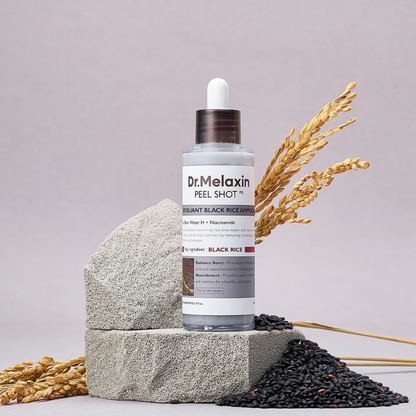 Dr.Melaxin Peel Shot Glow Black Rice 80ml. Exfoliante Suave para  Cuerpo y rostro. Elimina pieles muertas, es para todo tipo de pieles.