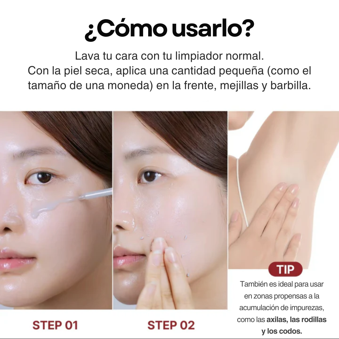 Dr.Melaxin Peel Shot Glow Black Rice 80ml. Exfoliante Suave para  Cuerpo y rostro. Elimina pieles muertas, es para todo tipo de pieles.