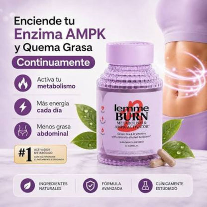 Suplemento de apoyo al metabolismo y al control de peso-LEMME BURN